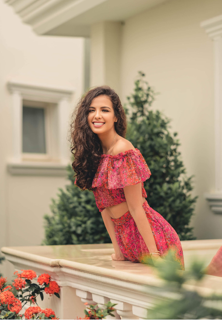 Pink roses dress zdjęcie 2
